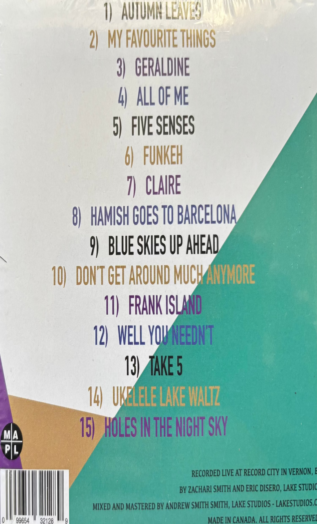 One Night Live - Smith Fraser Duo