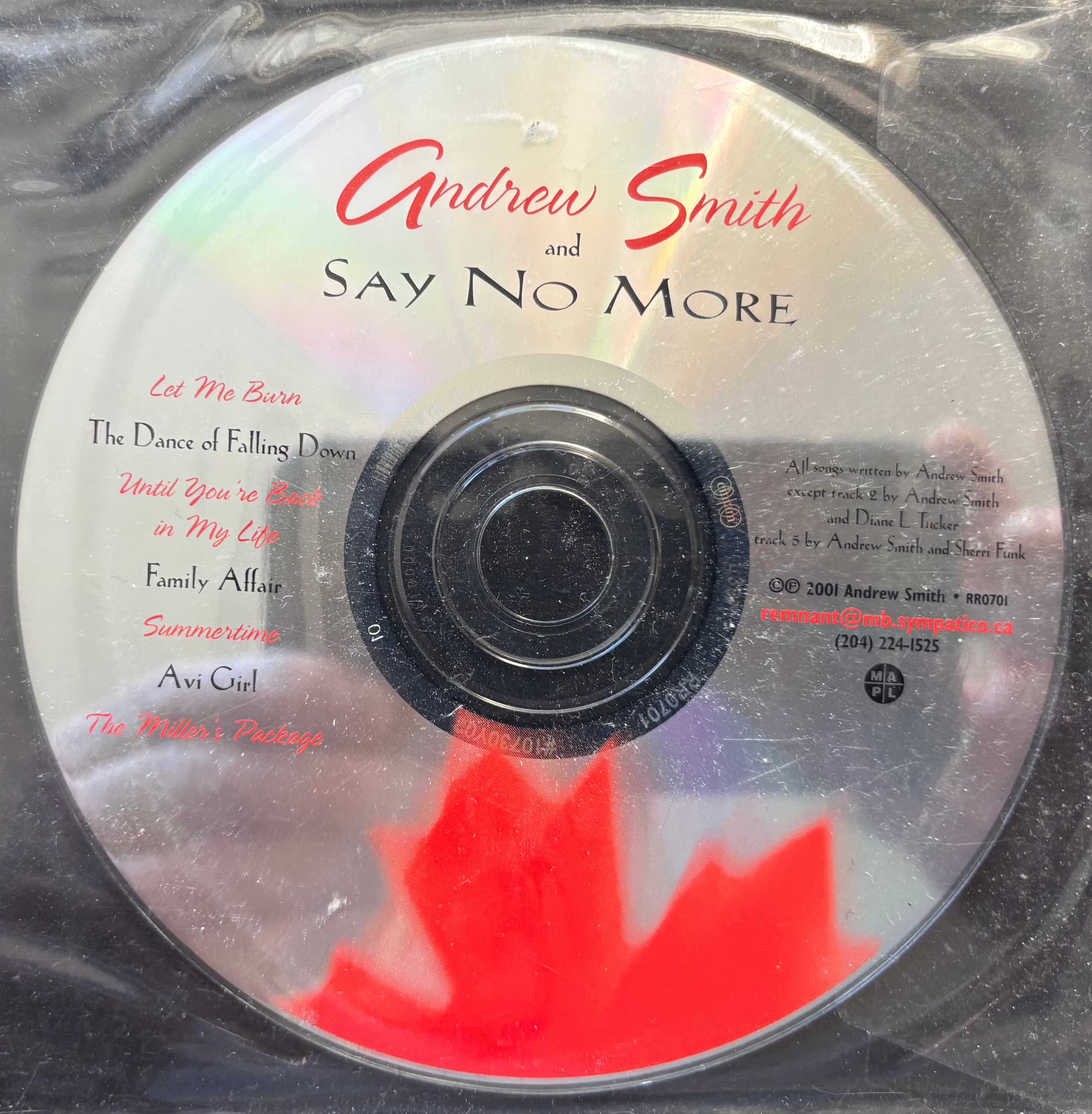 Andrew Smith and Say No More ep